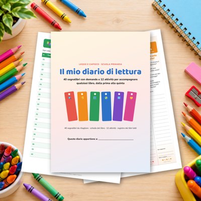 Il mio diario di lettura + 40 segnalibri